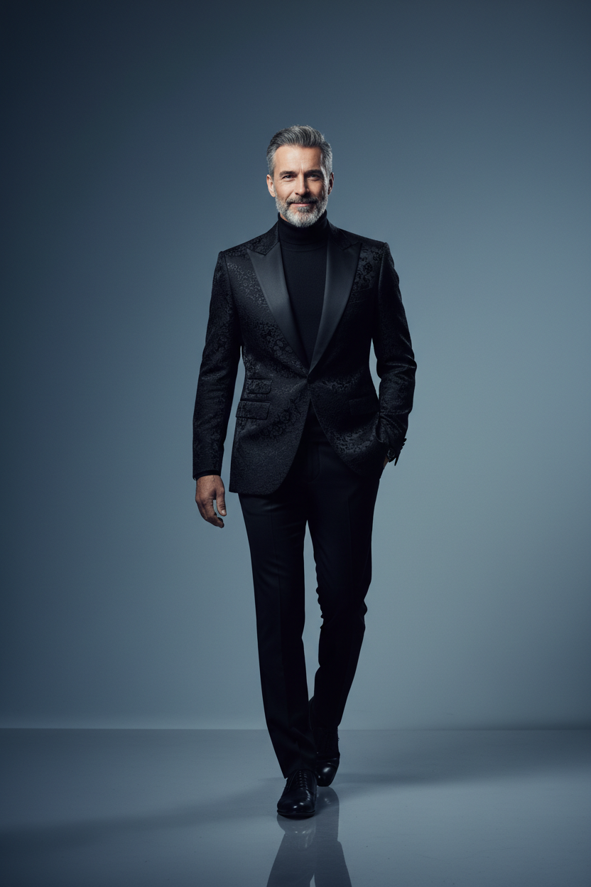 Black Blazer - Walking Pose