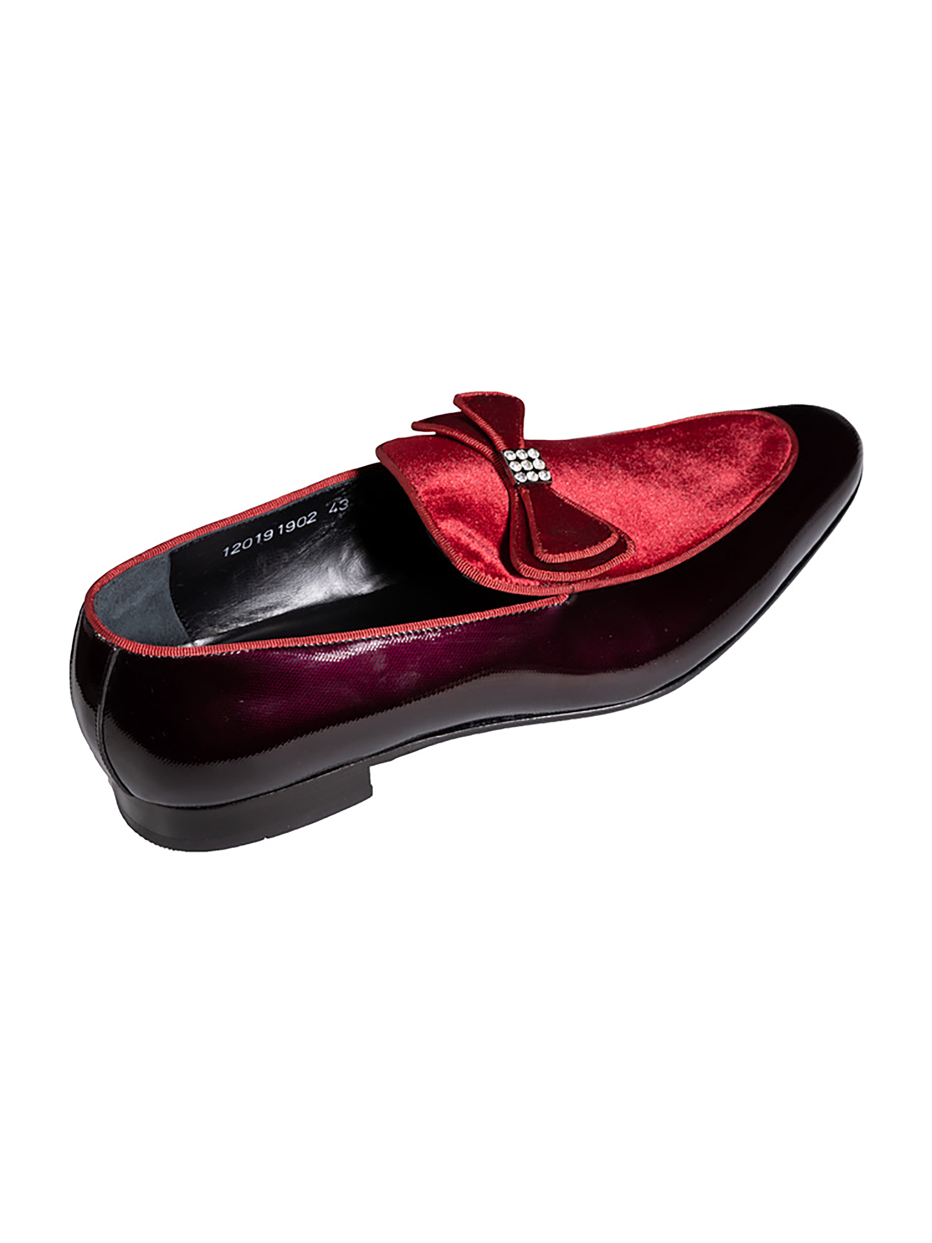 Vercini Tuxedo Loafer — Crystal Bow Edition