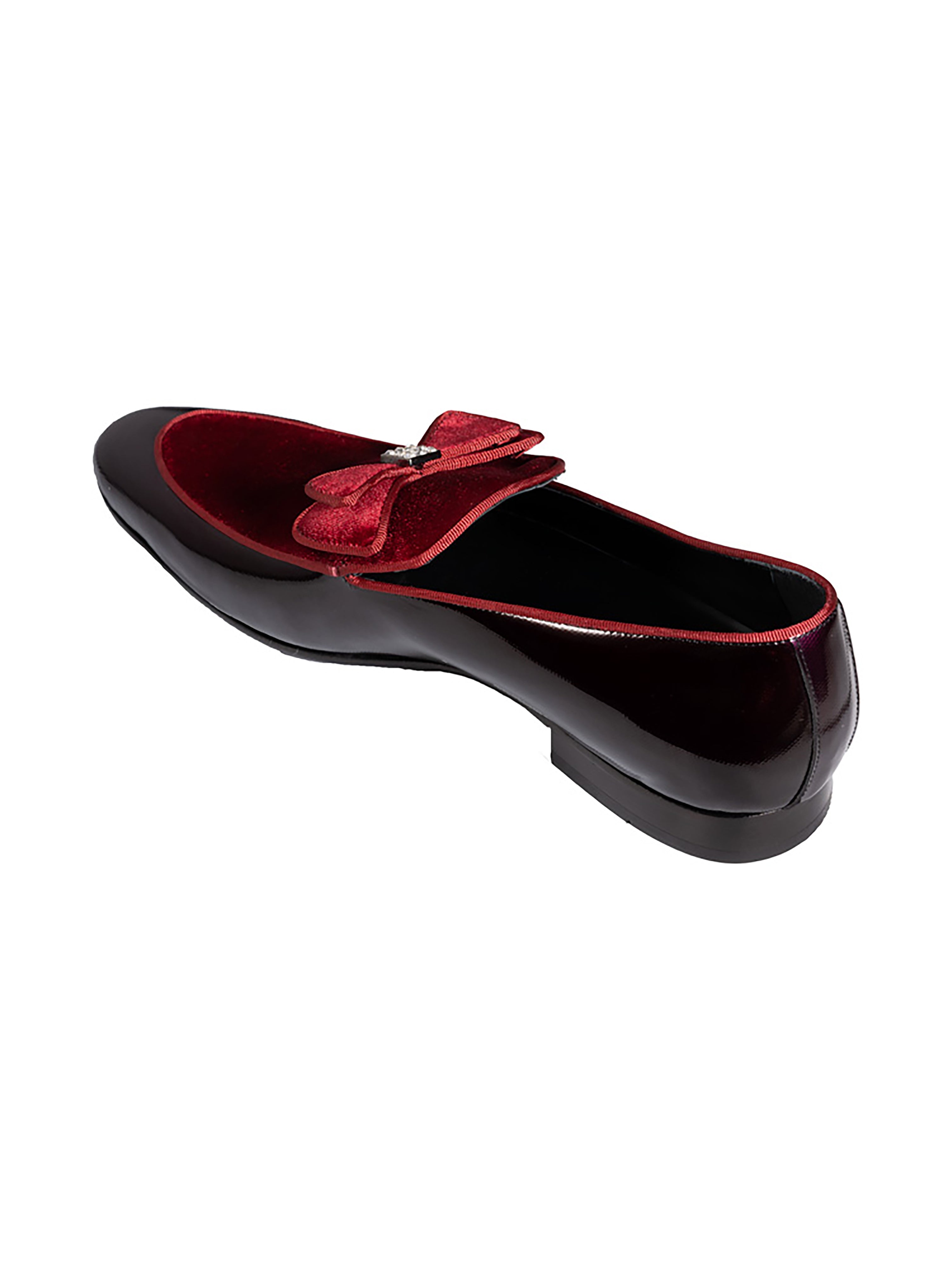 Vercini Tuxedo Loafer — Crystal Bow Edition
