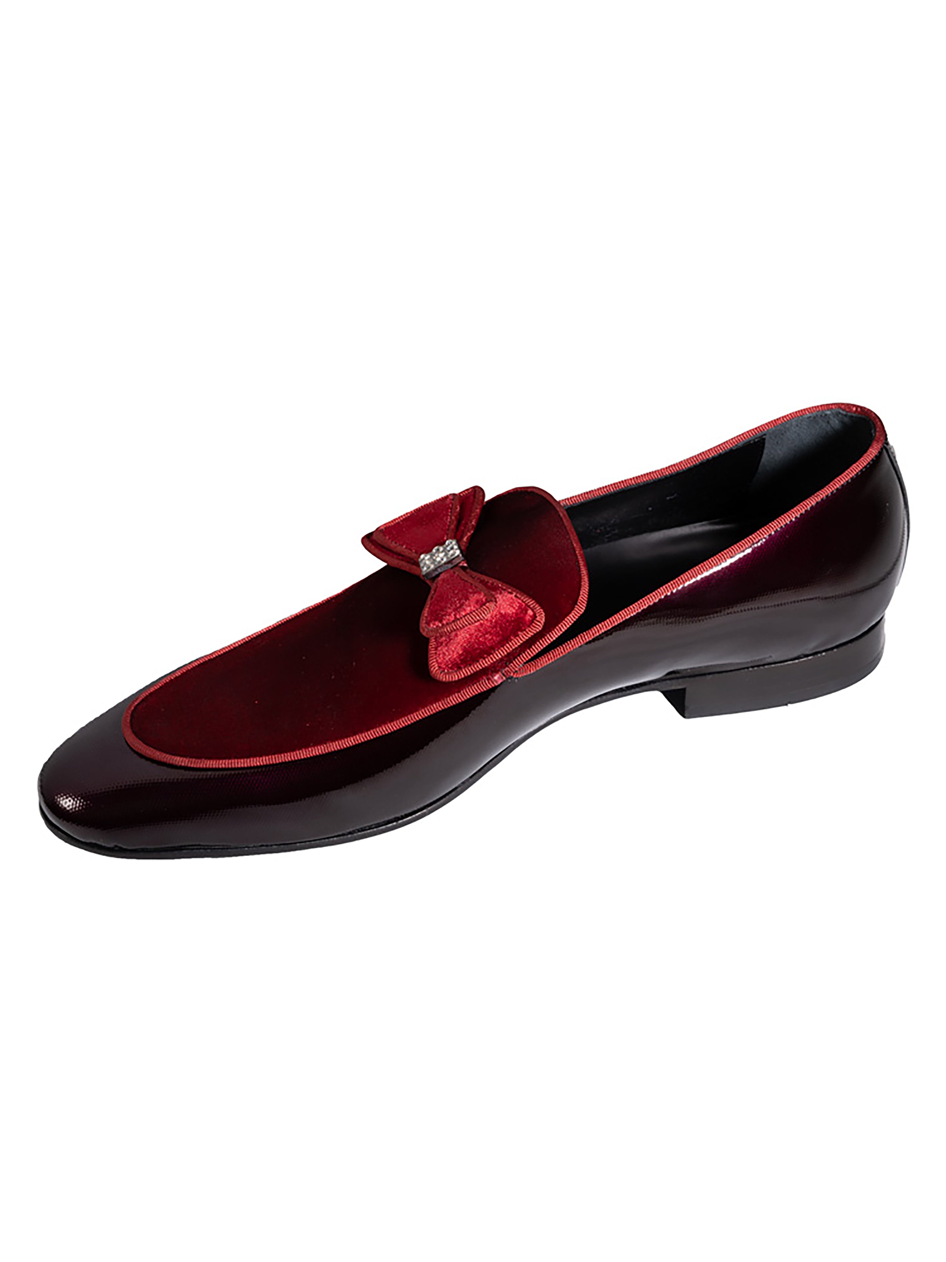 Vercini Tuxedo Loafer — Crystal Bow Edition