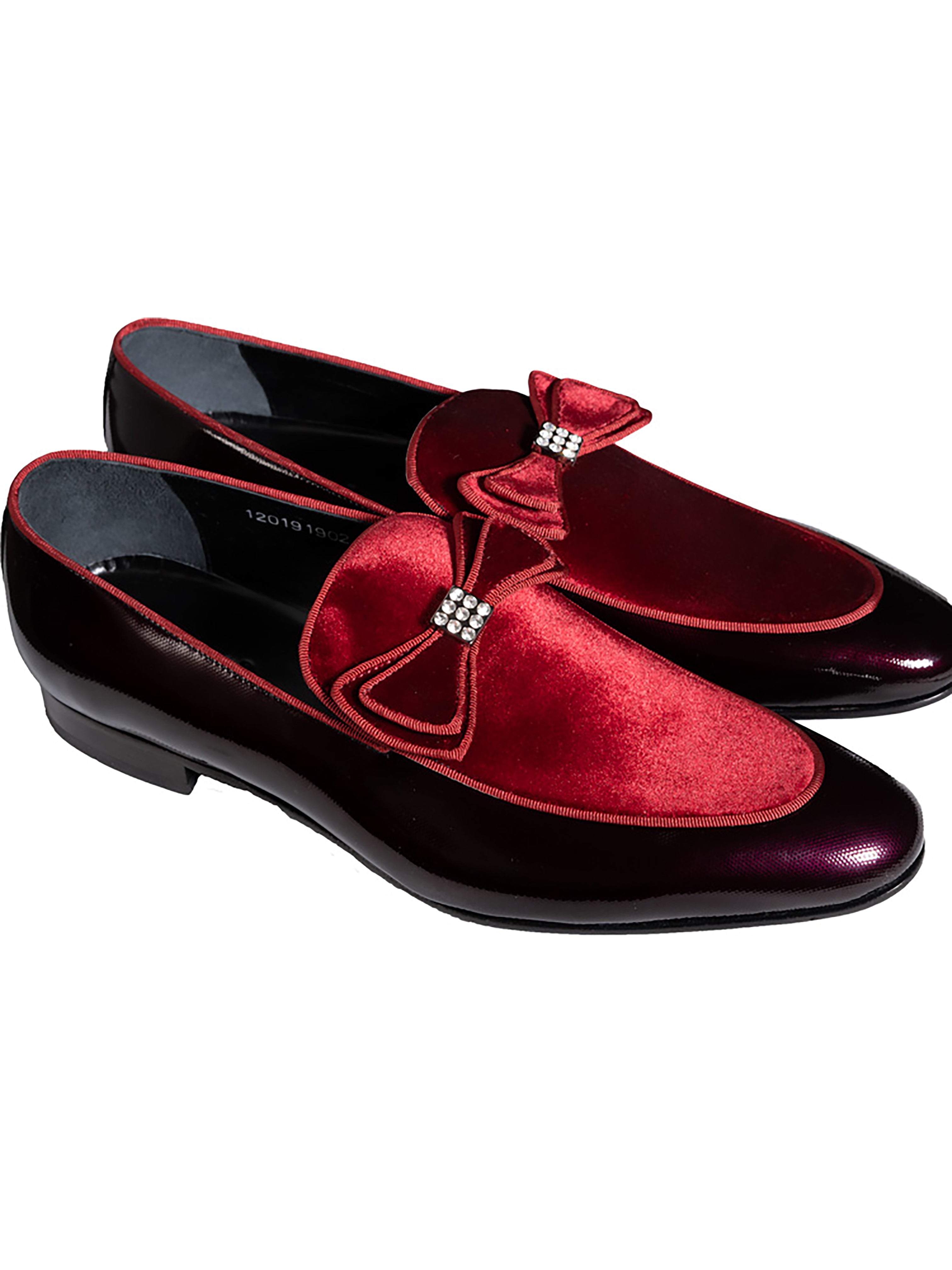 Vercini Tuxedo Loafer — Crystal Bow Edition