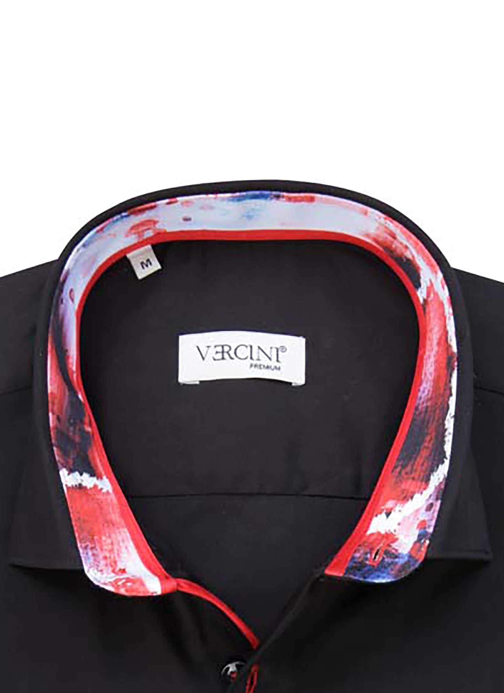 Vercini Black Dress Shirt