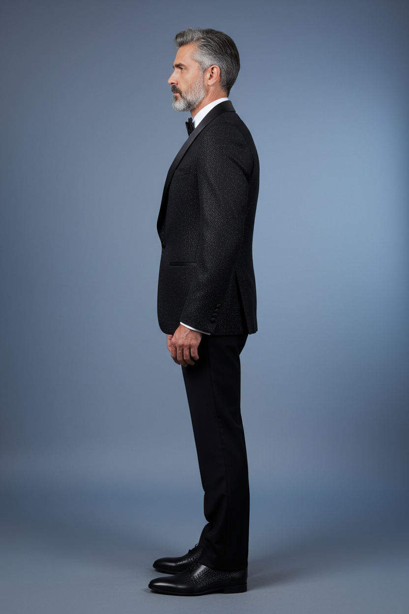 Black Tuxedo Side Profile