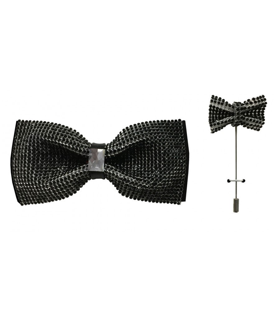 Fancy Deluxe Bow Ties & Pin Lapel