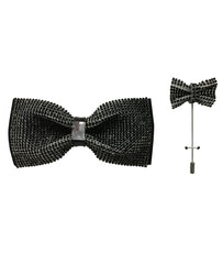 Fancy Deluxe Bow Ties & Pin Lapel