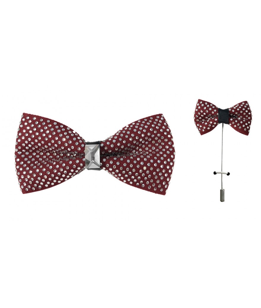 Fancy Deluxe Bow Ties & Pin Lapel BOW TIE Vercini Collection Vercini