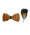 Feather Bow Ties & Pin Lapels