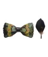 Feather Bow Ties & Pin Lapels