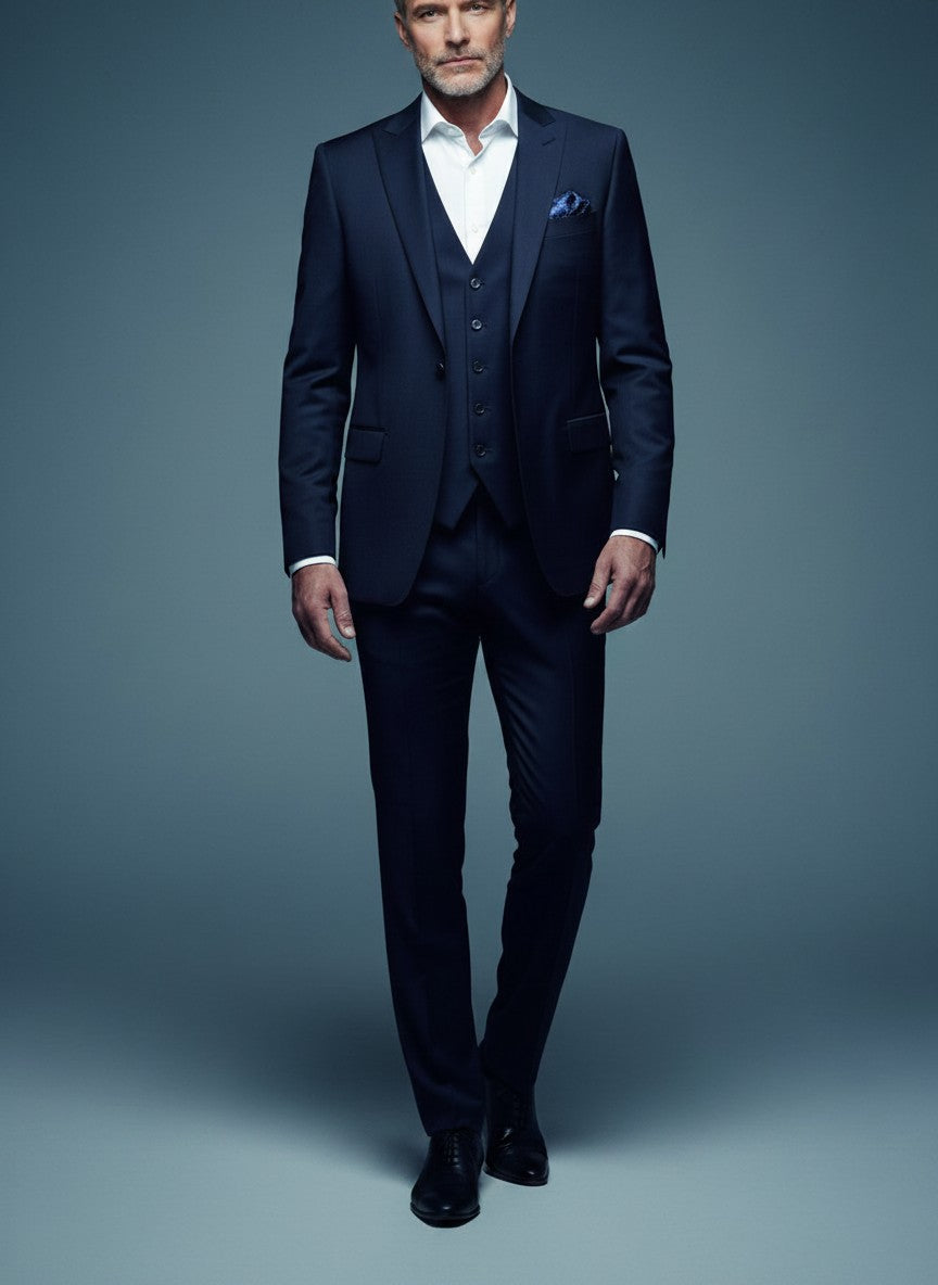 Vercini Slim Fit 3-Piece Suit | Jacket, Vest & Trousers