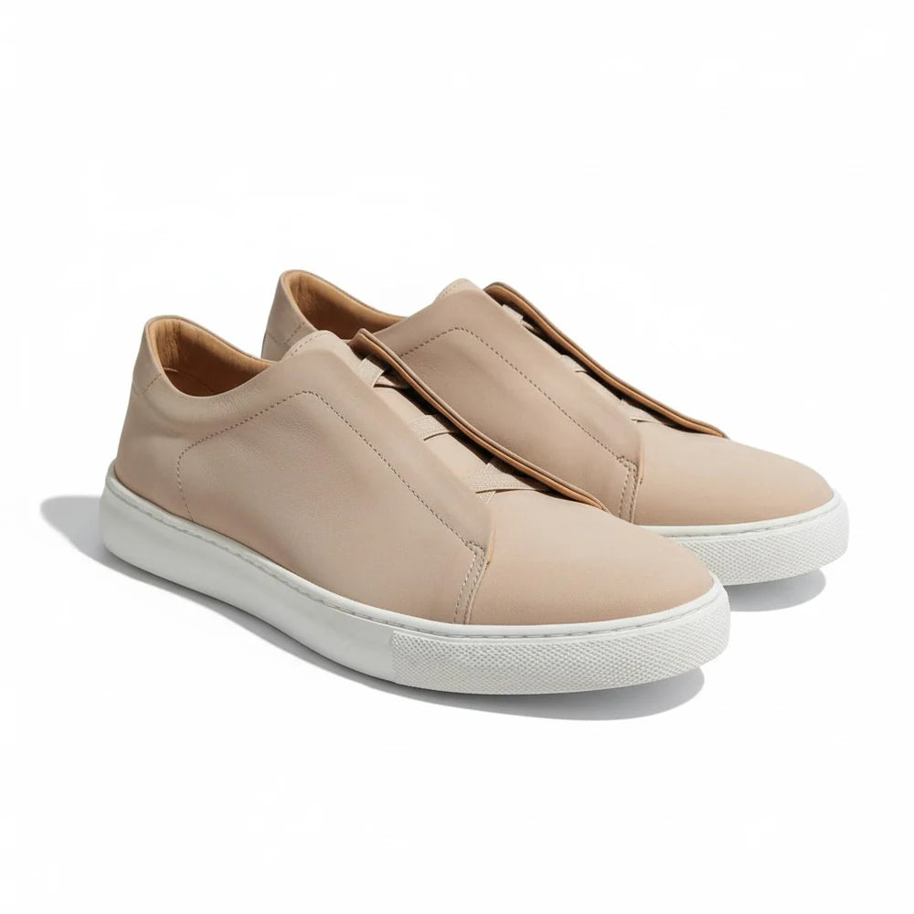 Slip-On Leather Sneakers Collection