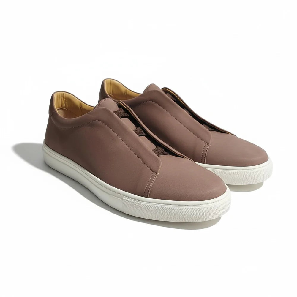 Slip-On Leather Sneakers Collection