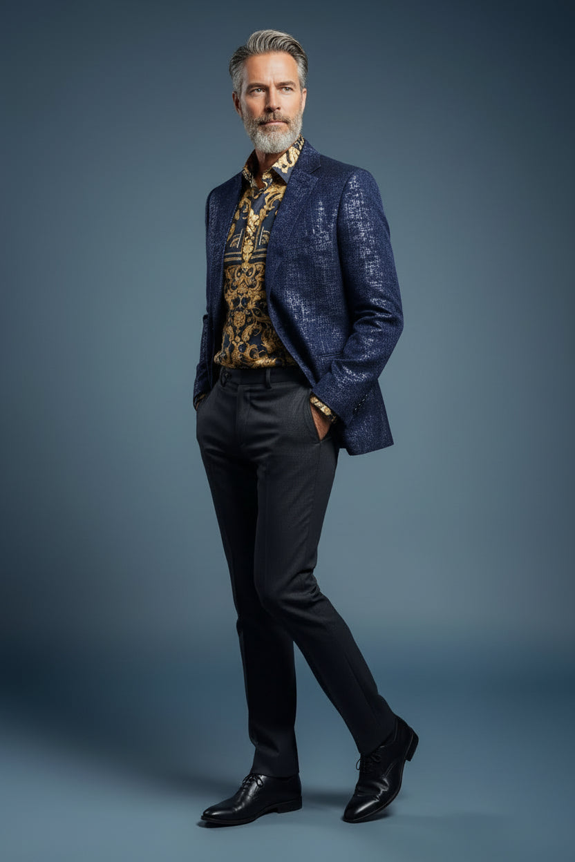 Sd Luxury Blazer - Premium Italian Blend Tailored Jacket