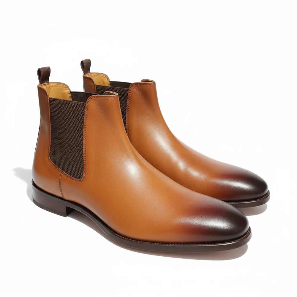 mens dress chelsea boots Chelsea boots SHOES Vercini BROWN / 43