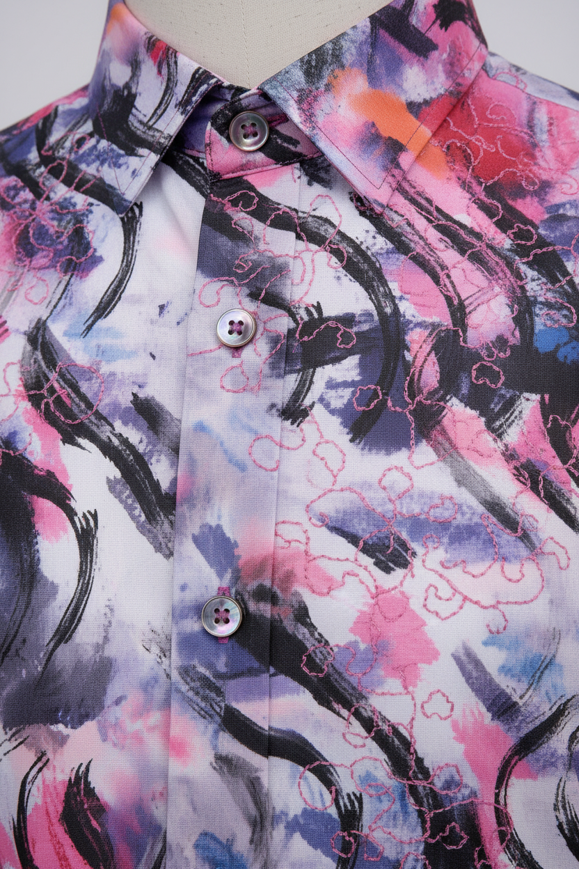 Detail Shot – Fabric & Embroidery