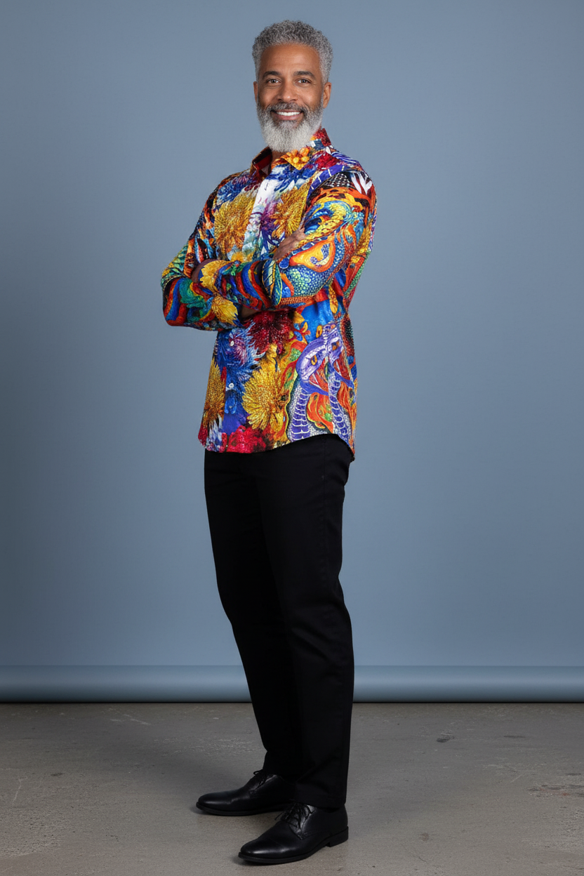 Dragon Phoenix Shirt - Side View