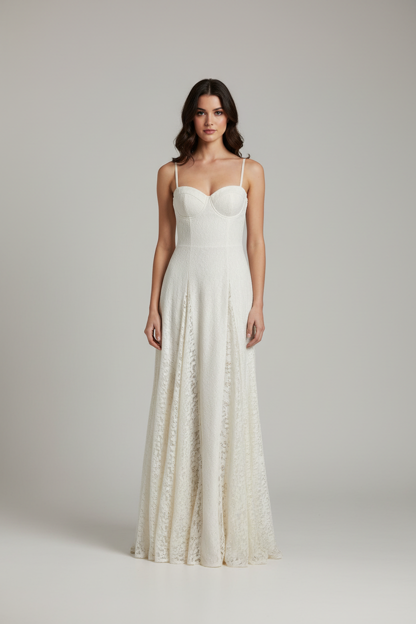 IVORY LACE GOWN