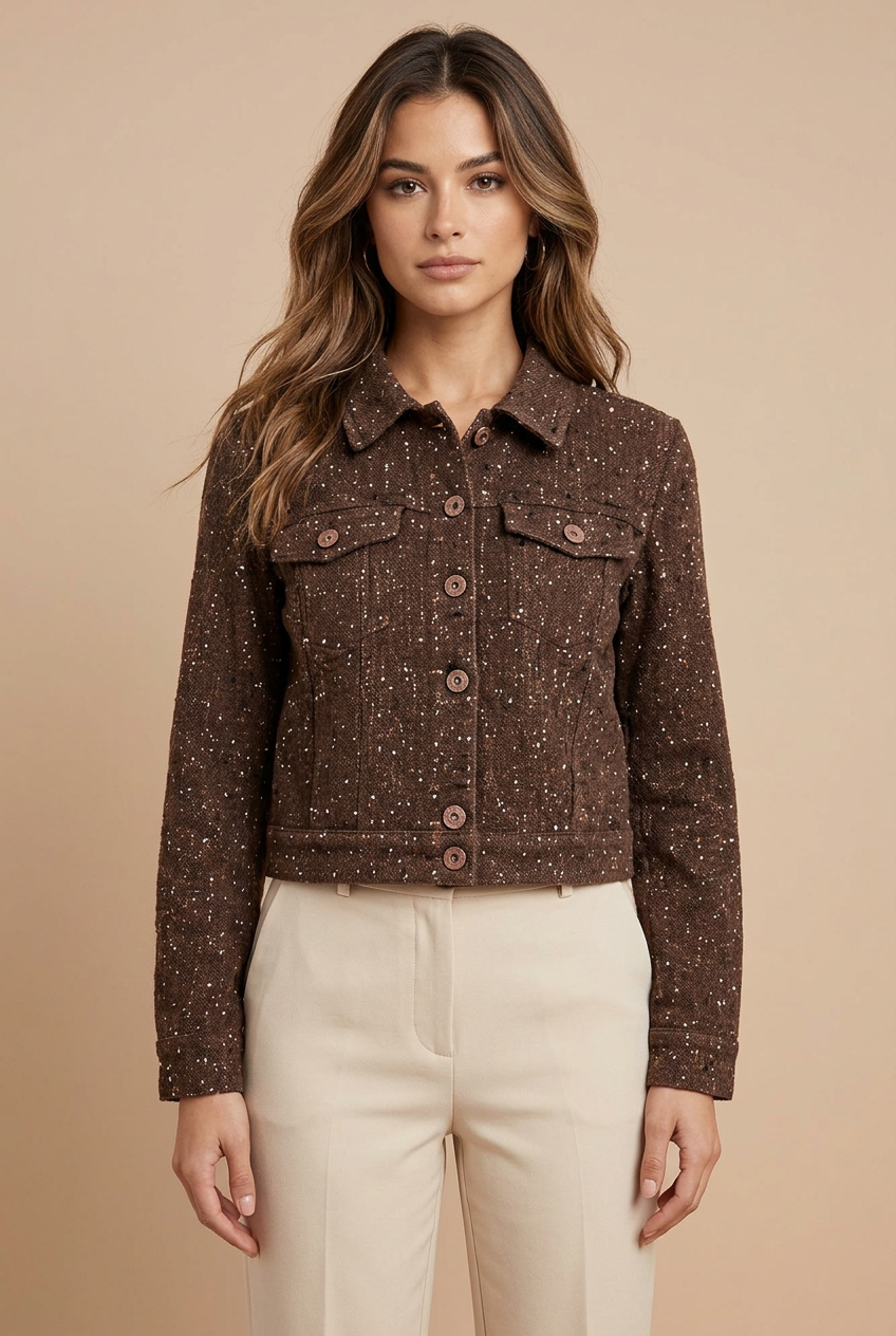 Front-facing jacket pose