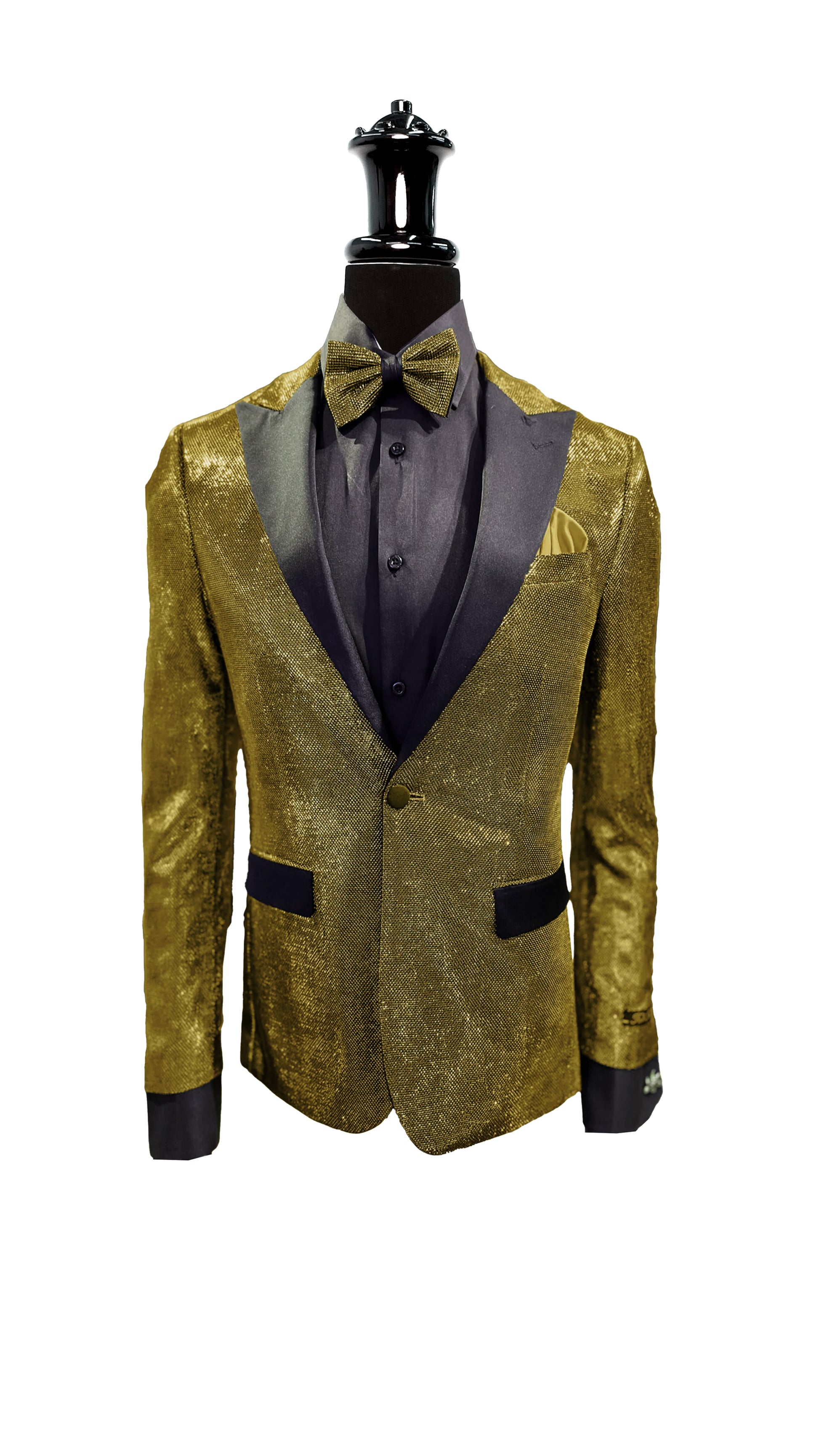 Dazzling Gold Suit by Vercini SUITS All Suits Vercini