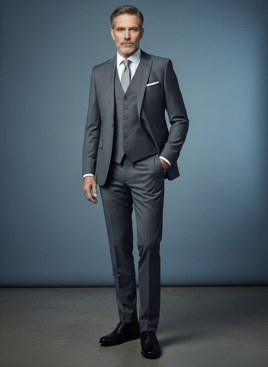 Vercini Slim Fit 3-Piece Suit | Jacket, Vest & Trousers