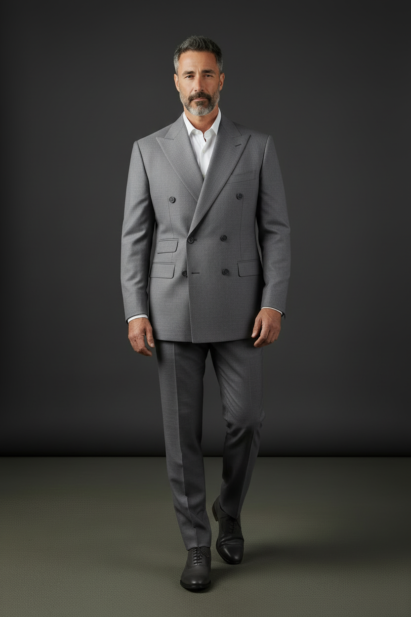 Gray Suit - Pose 1
