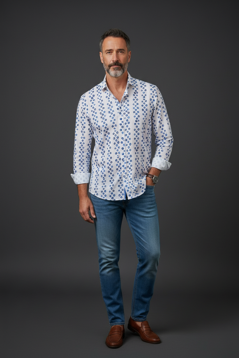 Vercini Oceanic Orb casual Shirt