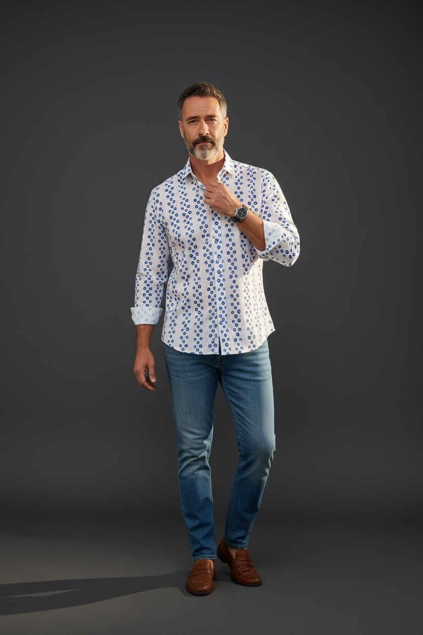 Vercini Oceanic Orb casual Shirt