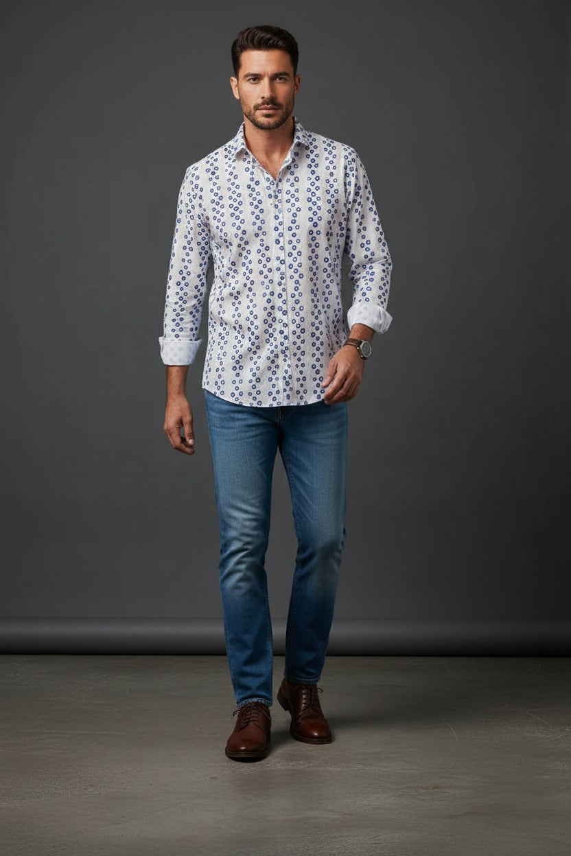 Vercini Oceanic Orb casual Shirt