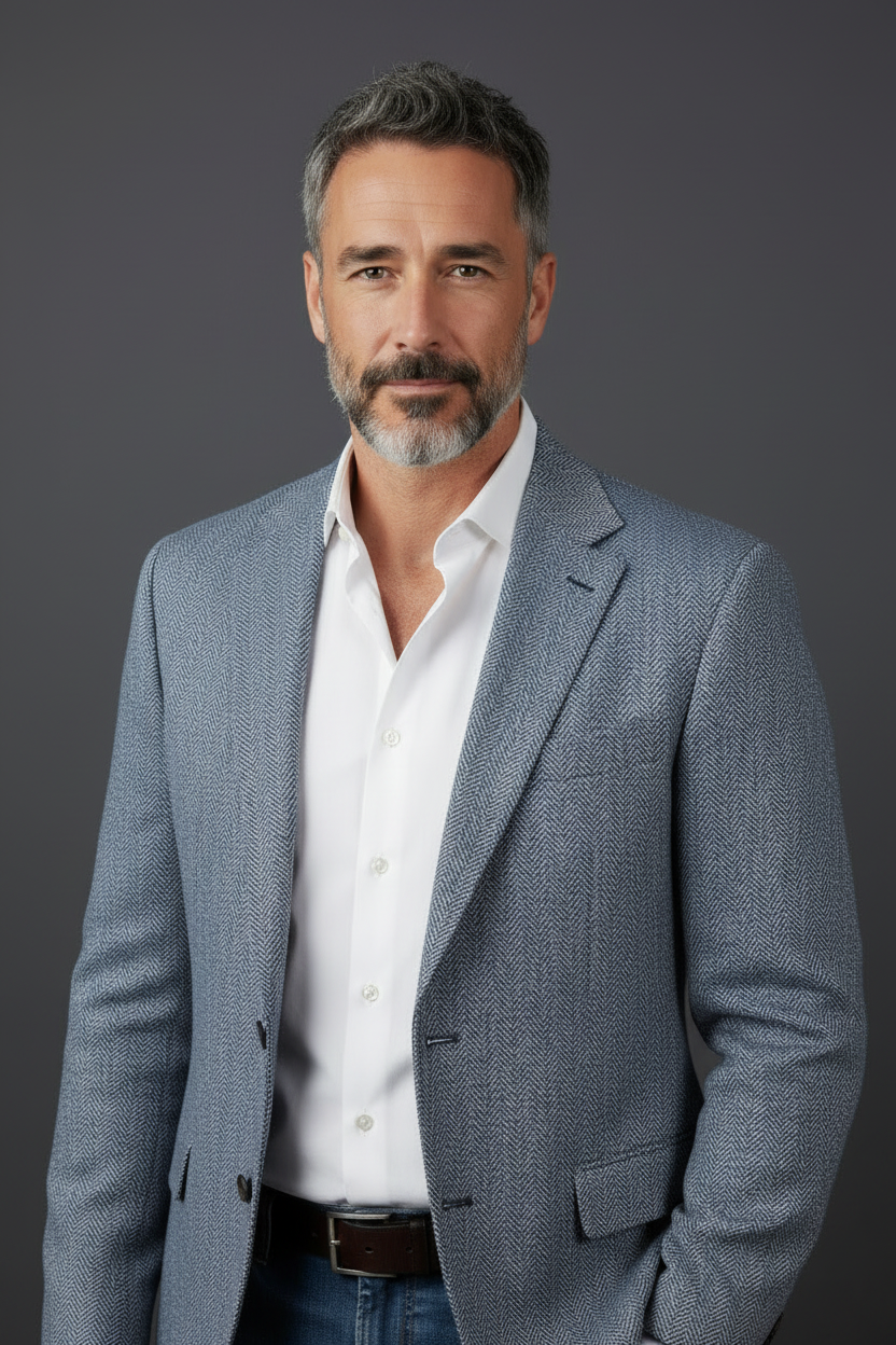 Men's Vibrant Blazer by Vercini