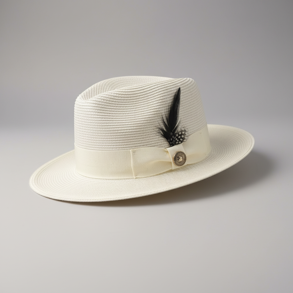 Ivory Mesh Fedora