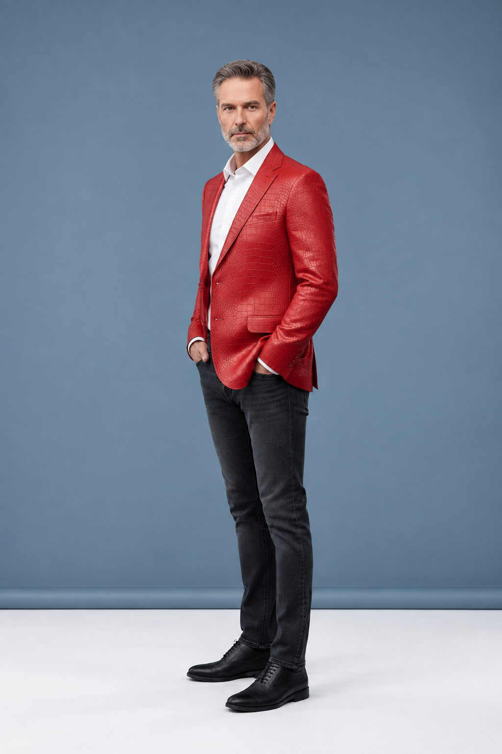 Jacket three-quarter pose