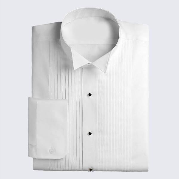 Classic White Tuxedo Shirt – Full‑Sleeve, Black‑Tie Ready