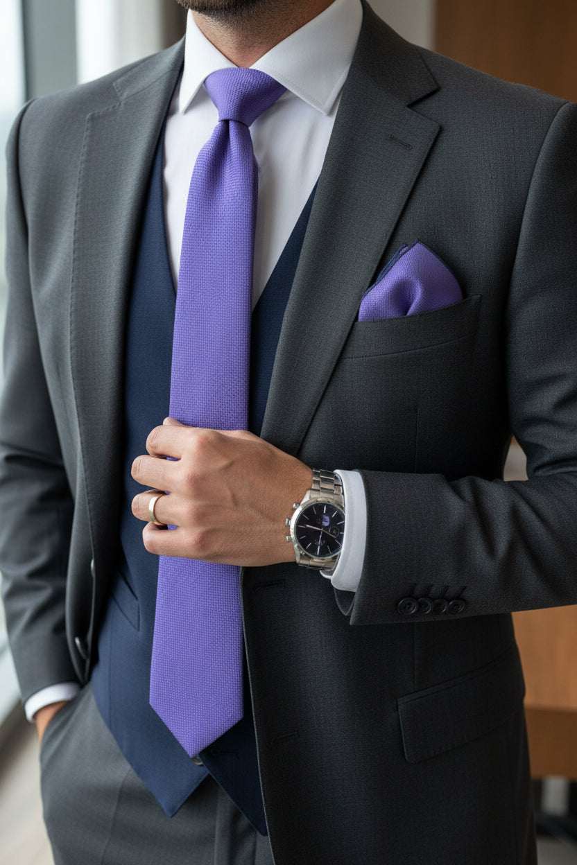 Vercini Solid Tie