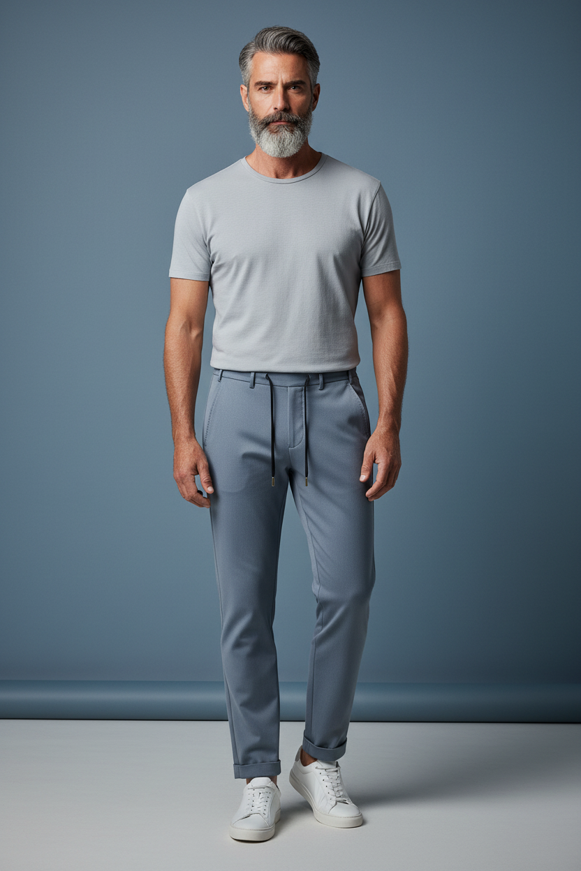 Light Blue Trousers - Frontal