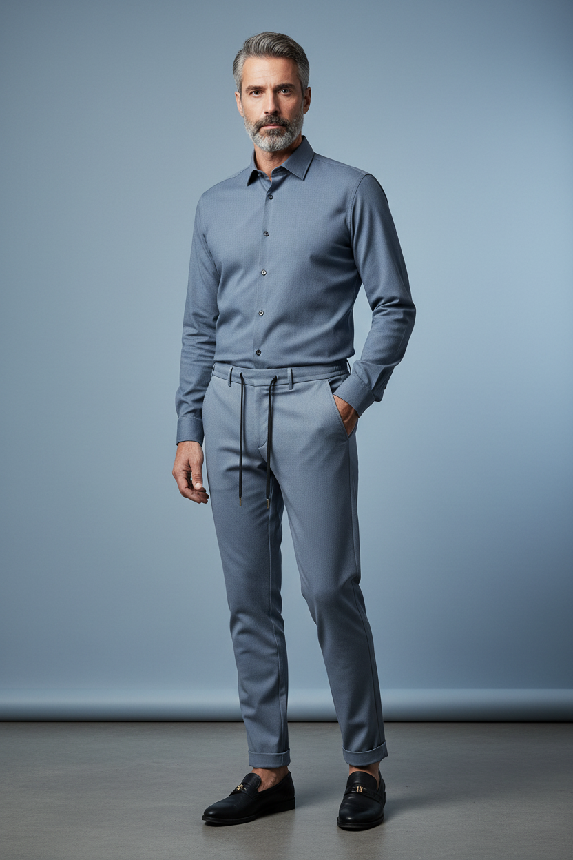 Light Blue Trousers - Relaxed