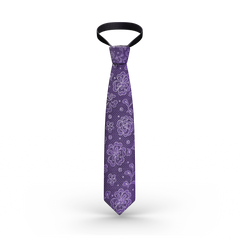 Vercini Light purple Floral tie TIES Ph accessories Vercini