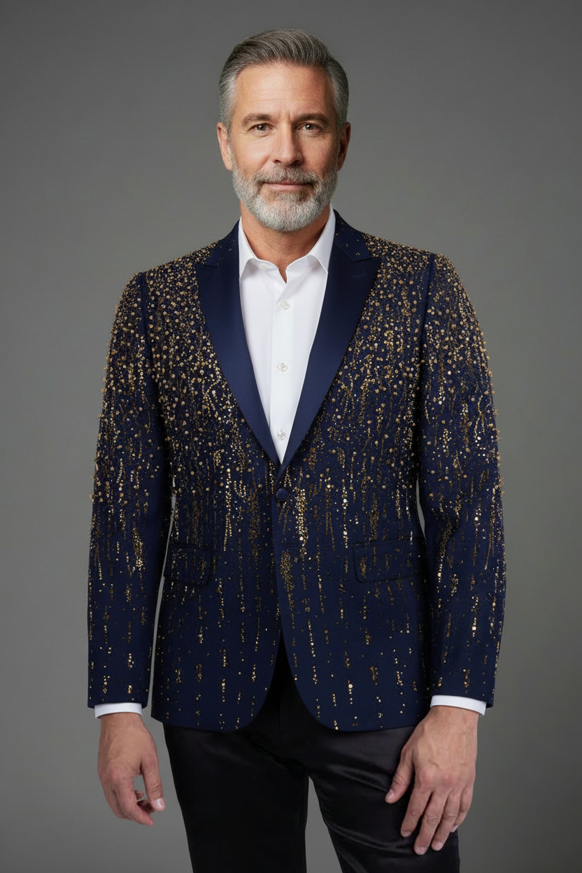 Tuxedo Blazer - Shawl Collar Evening Jacket