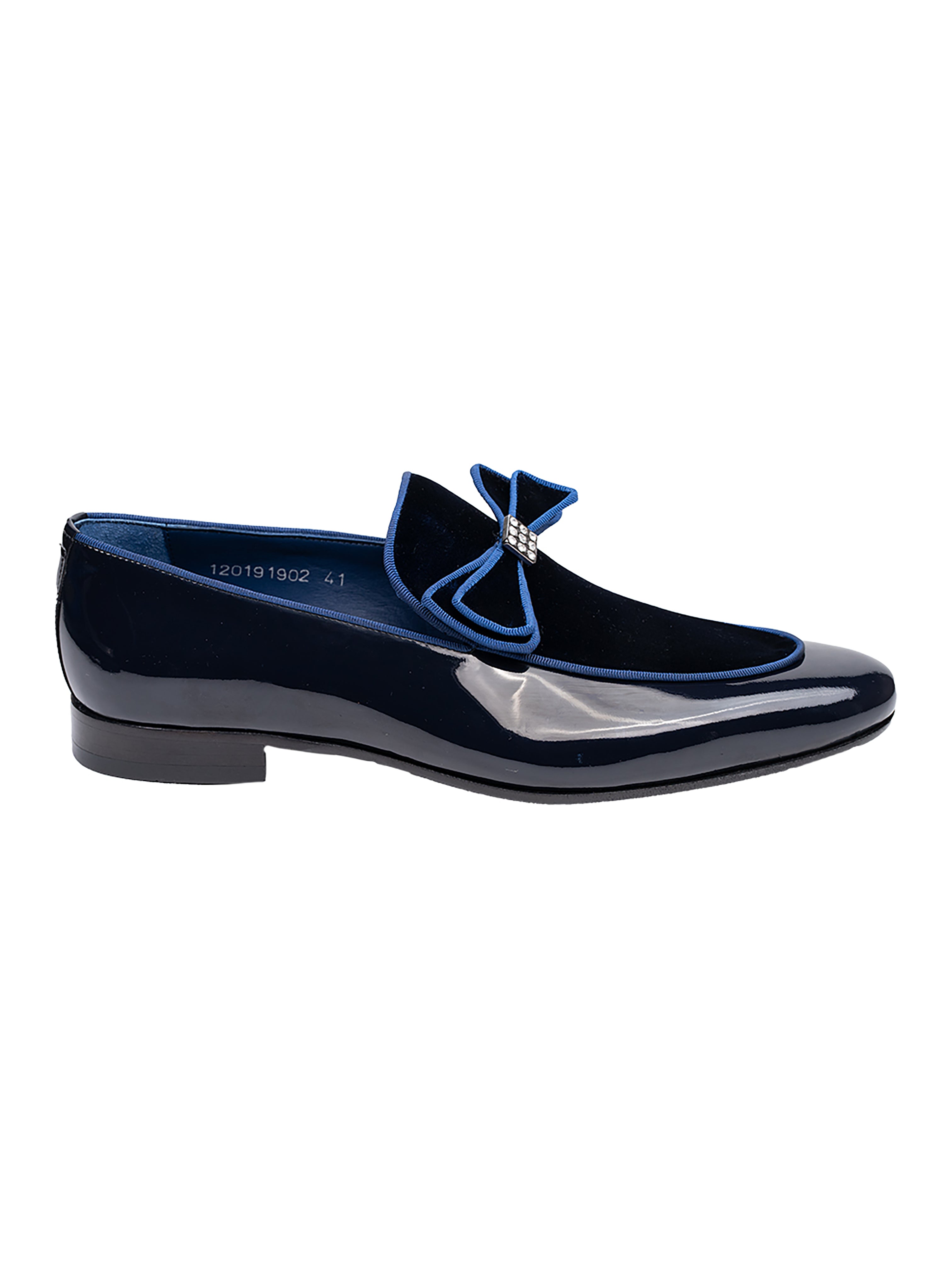 Vercini Tuxedo Loafer — Crystal Bow Edition