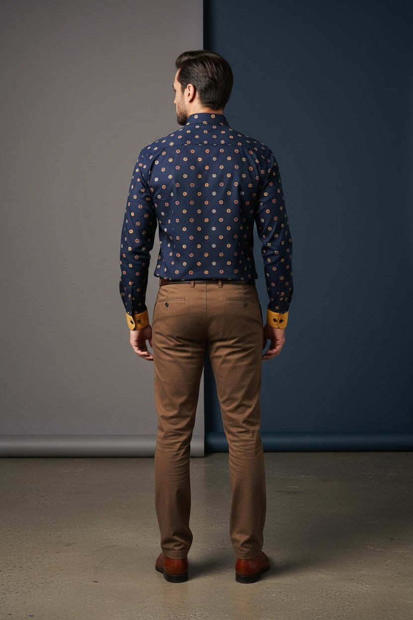 Regal Radiance Button Down Casual Shirt
