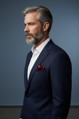 Navy Sport Jacket Side Detail