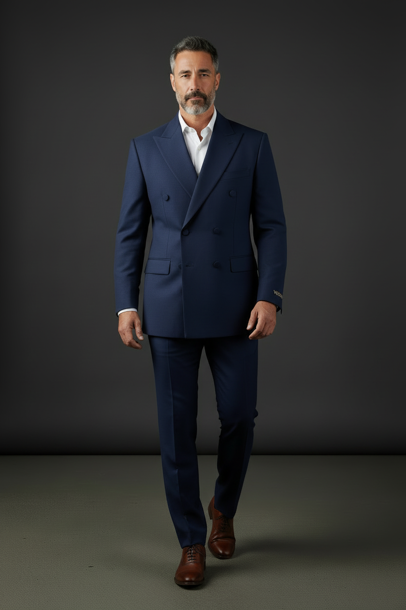 Navy Suit - Pose 1