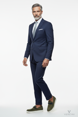 Olive loafer walking