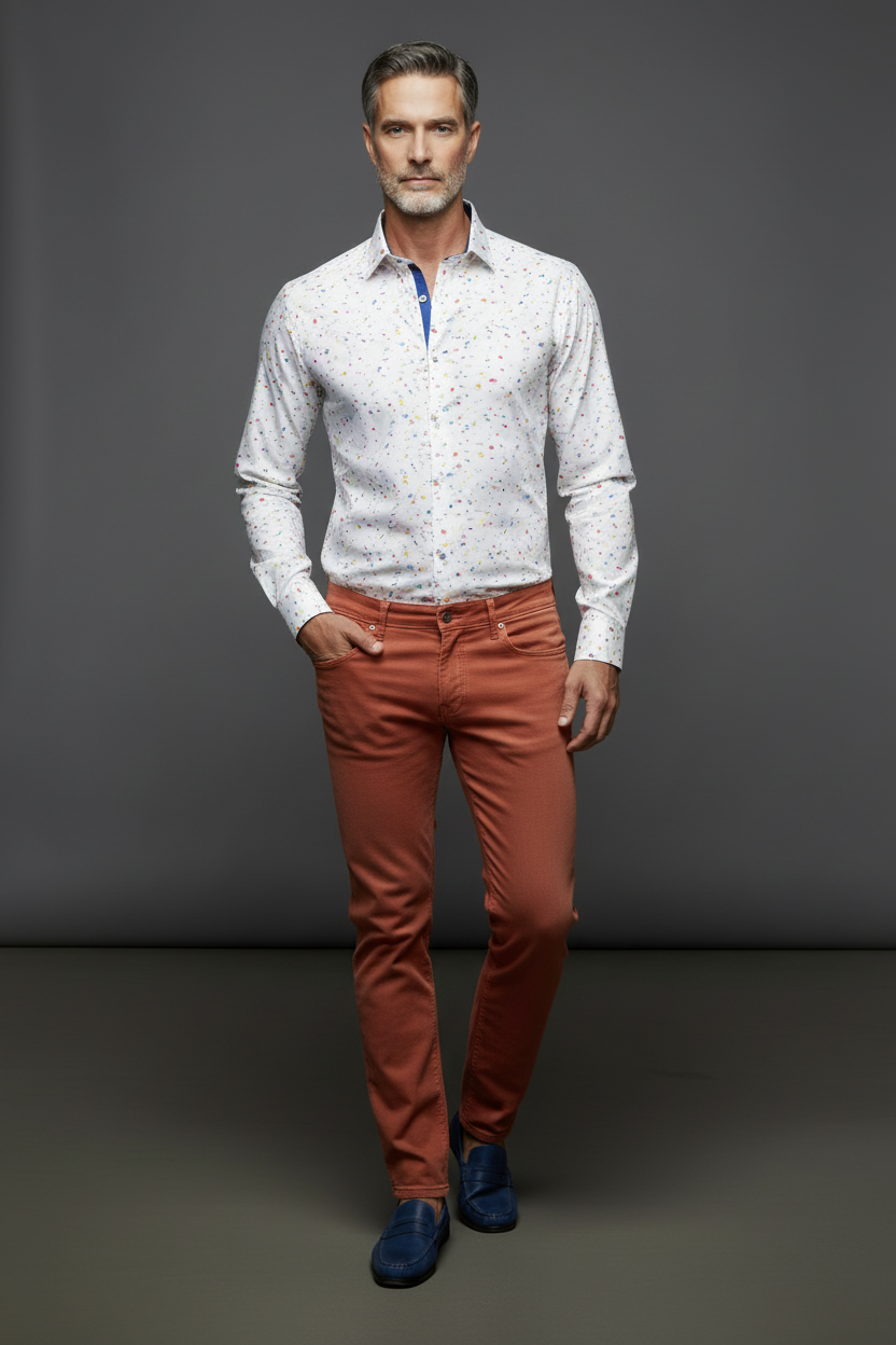 Pose 2 - Confident with hands in pockets