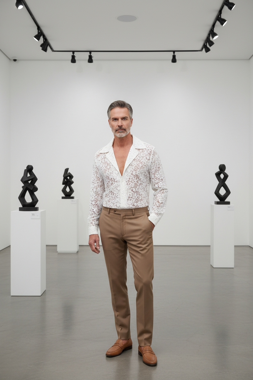 Janeiro Embroidered Long Sleeve Shirt