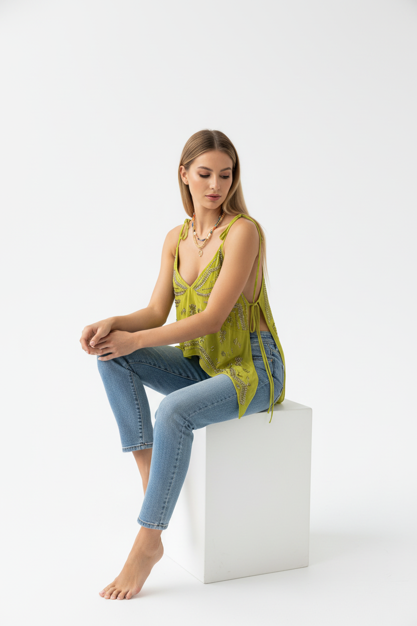 Pose 4 – Seated Editorial
