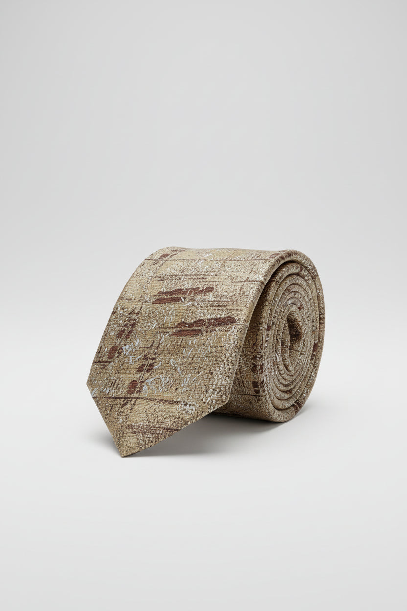 Marble Mosaic Luxury Men's Tie | Premium Italian-Inspired Neckwear | Vercini
