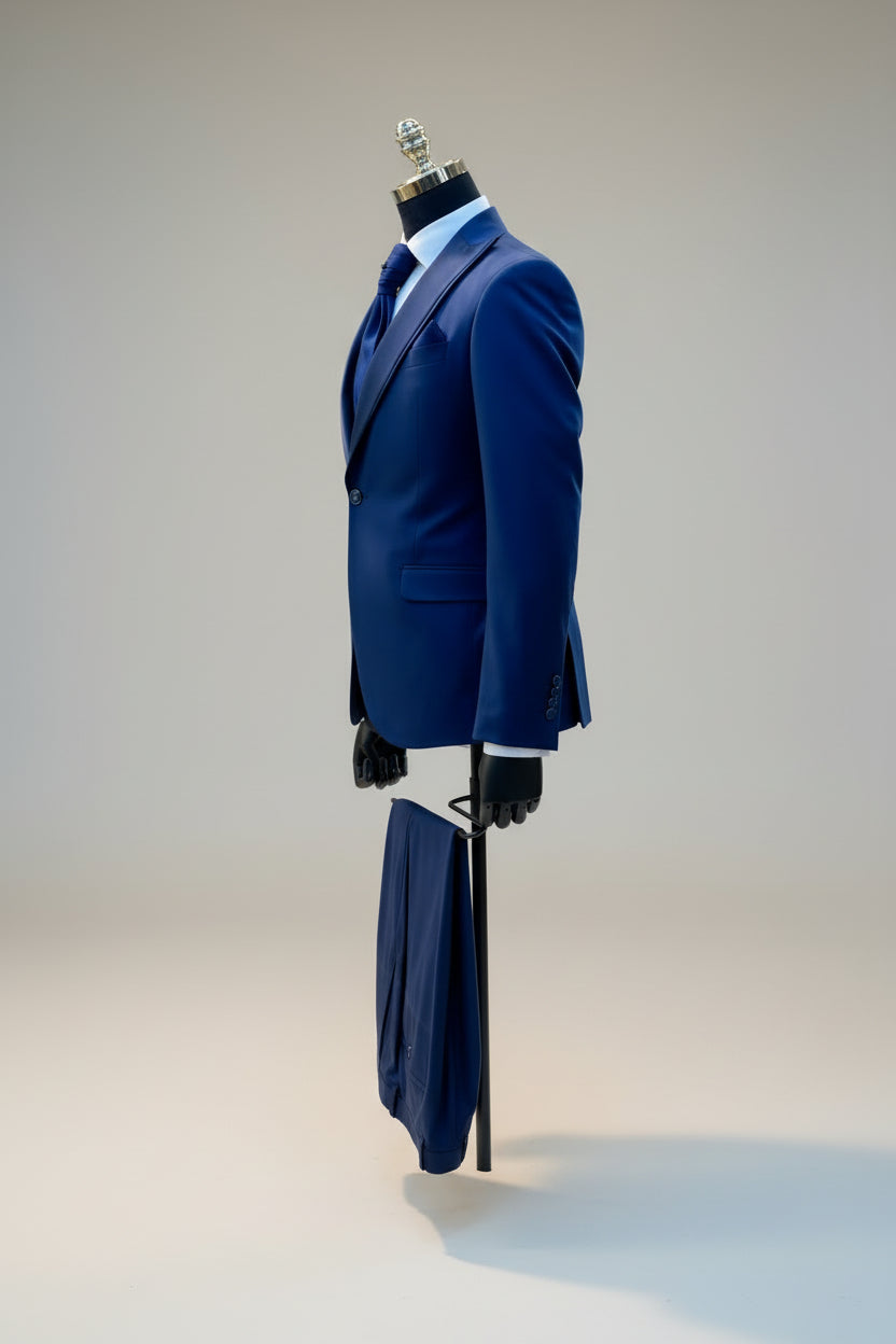 Vandyke Blue Tuxedo - 4-Piece Slim Fit