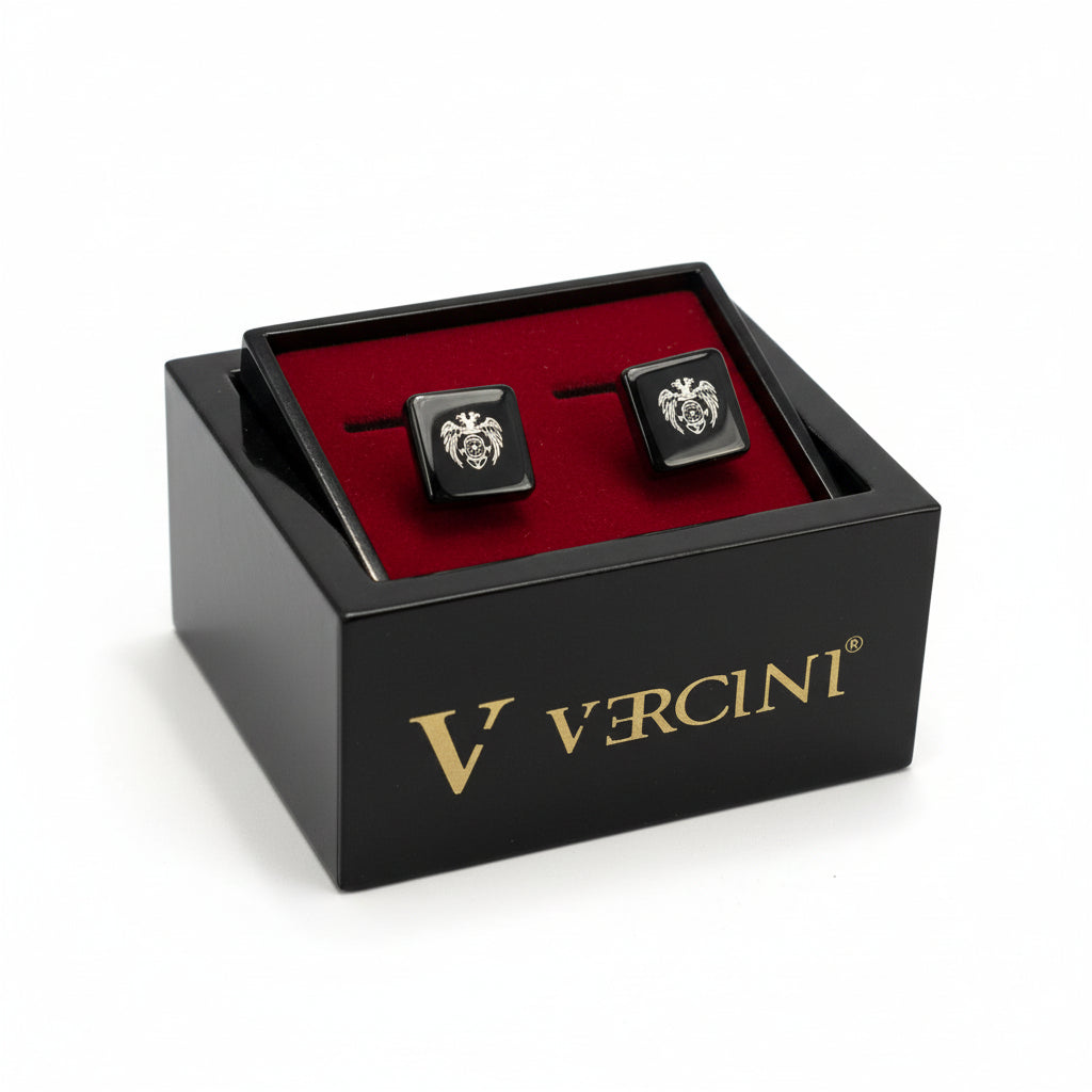 Vercini Lion Emblem Cufflinks