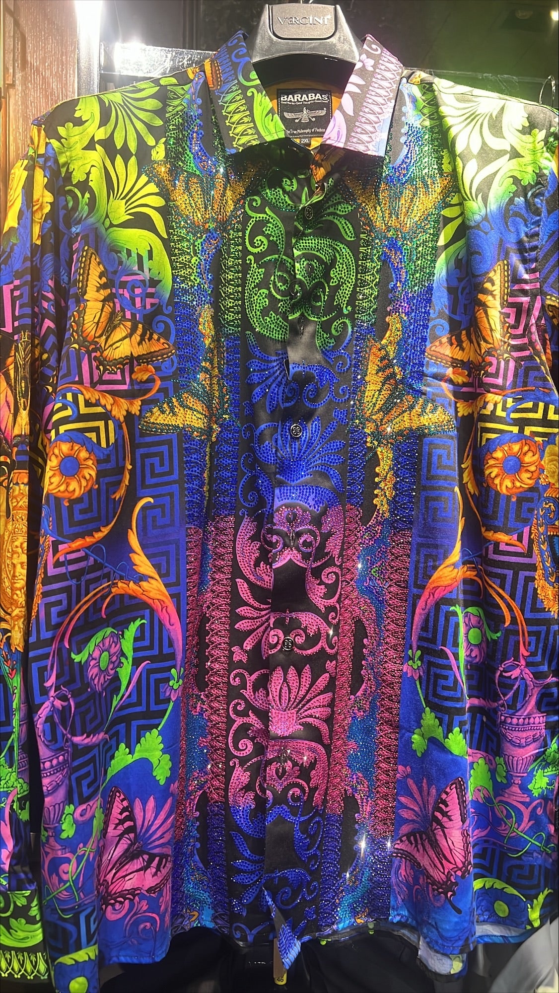 VIBRANT RHINESTONE SHIRT