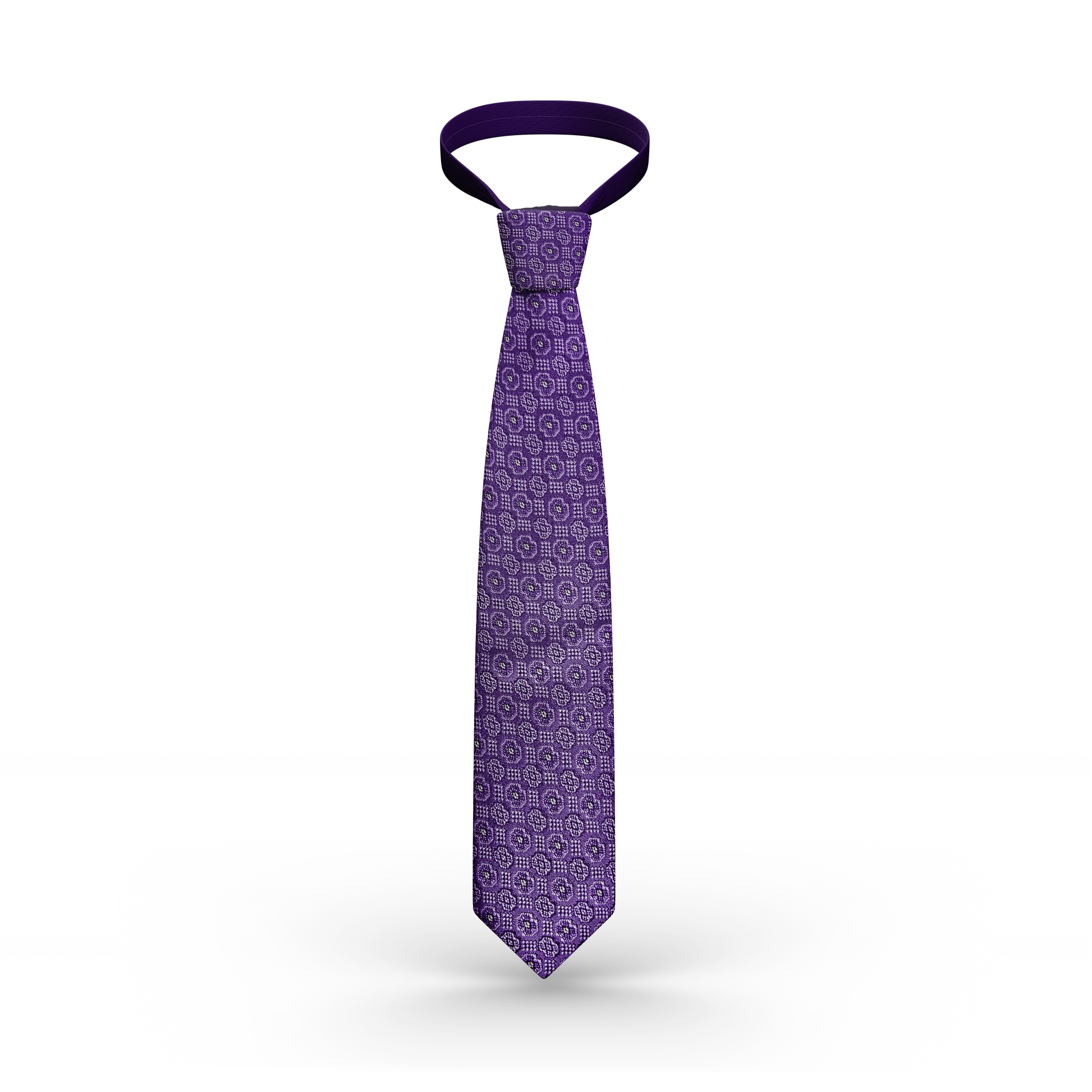 Vercini purple tie geometric design TIES Ph accessories Vercini