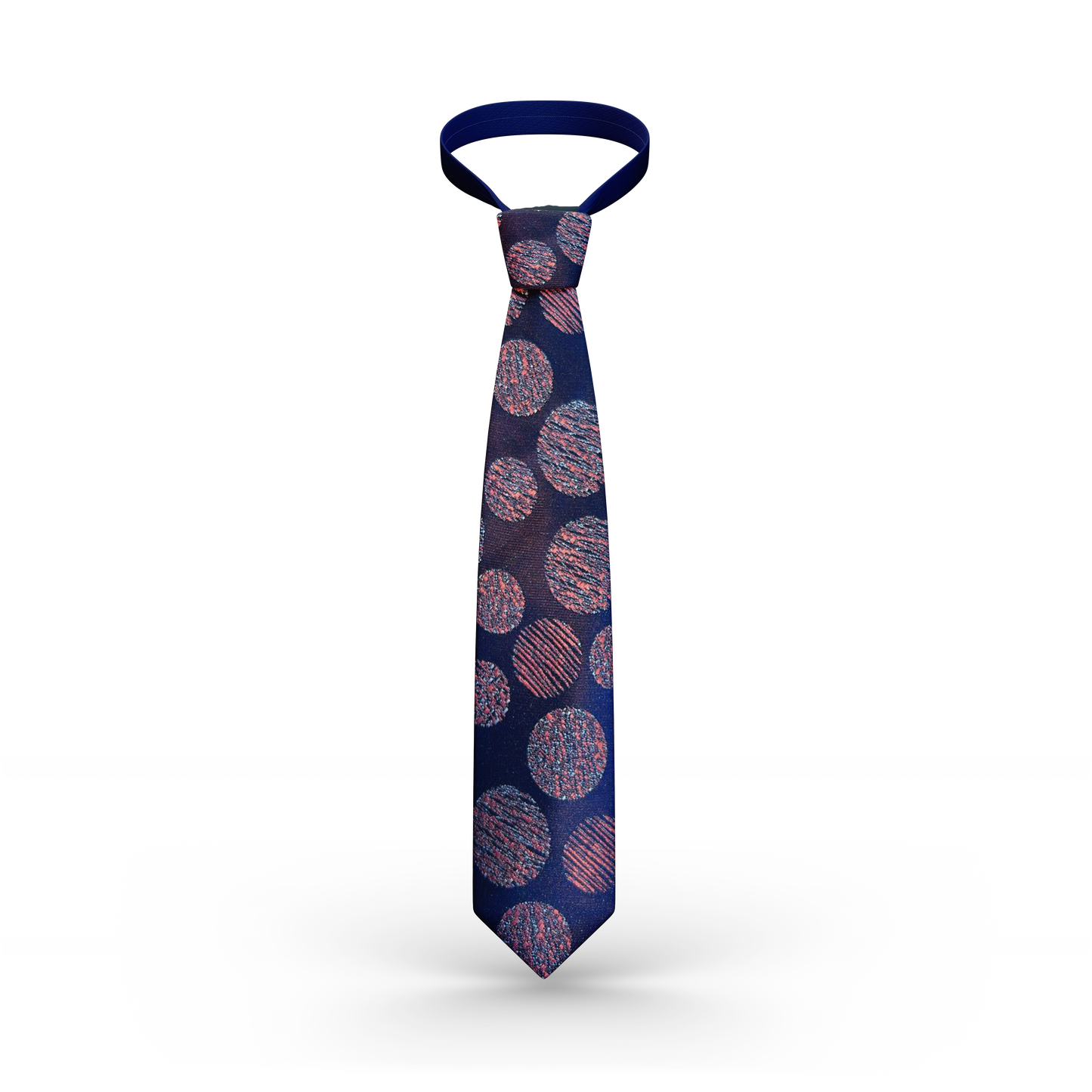 Men s Navy Blue/ pink circle Vercini tie TIES Ph accessories Vercini